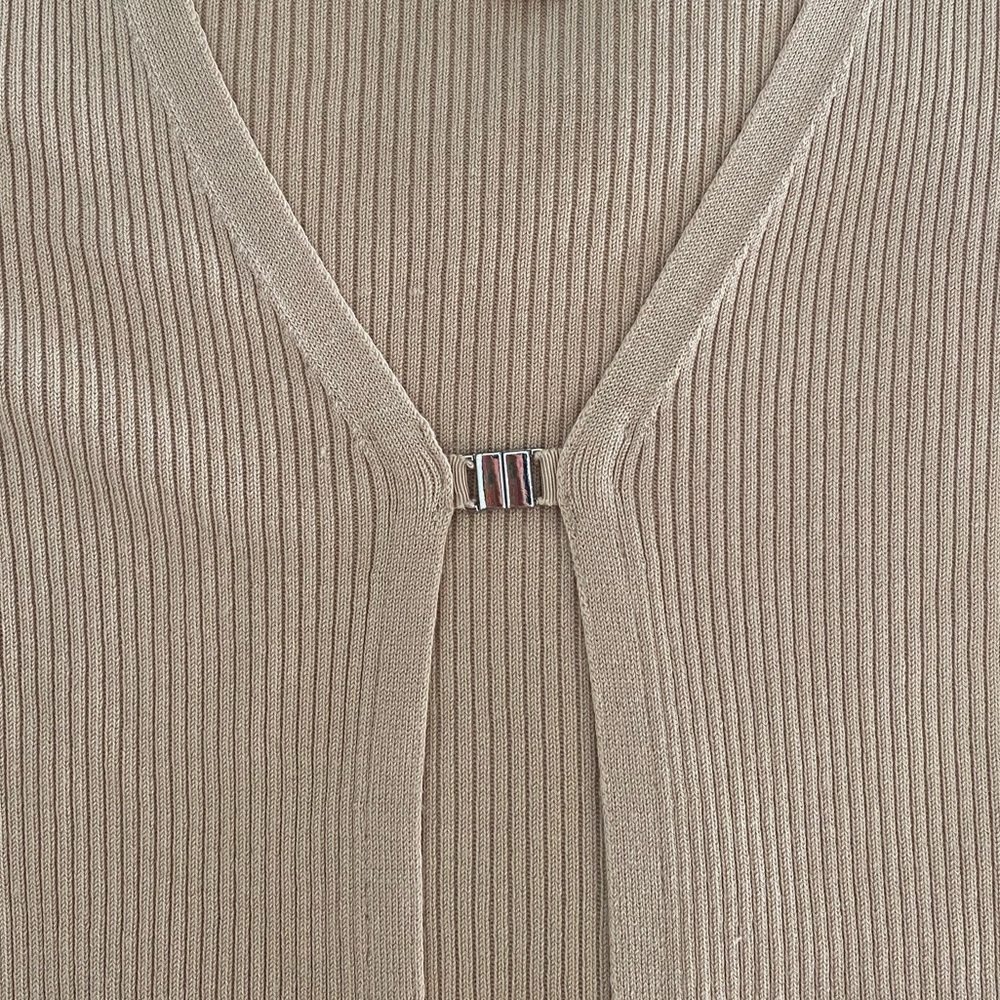 Alo Yoga Knit Salana Women Cardigan Top - Picture 9 of 10